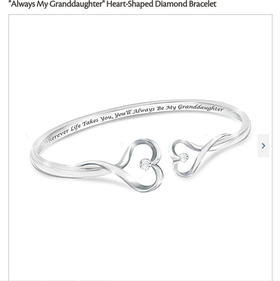 The Bradford Exchange Always Be My Granddaughter Bracelet - Picture 2 of 8